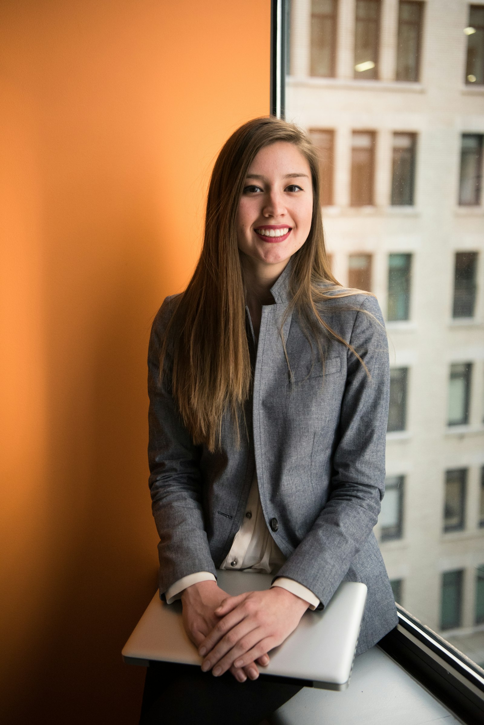 Professional woman in a modern workplace
